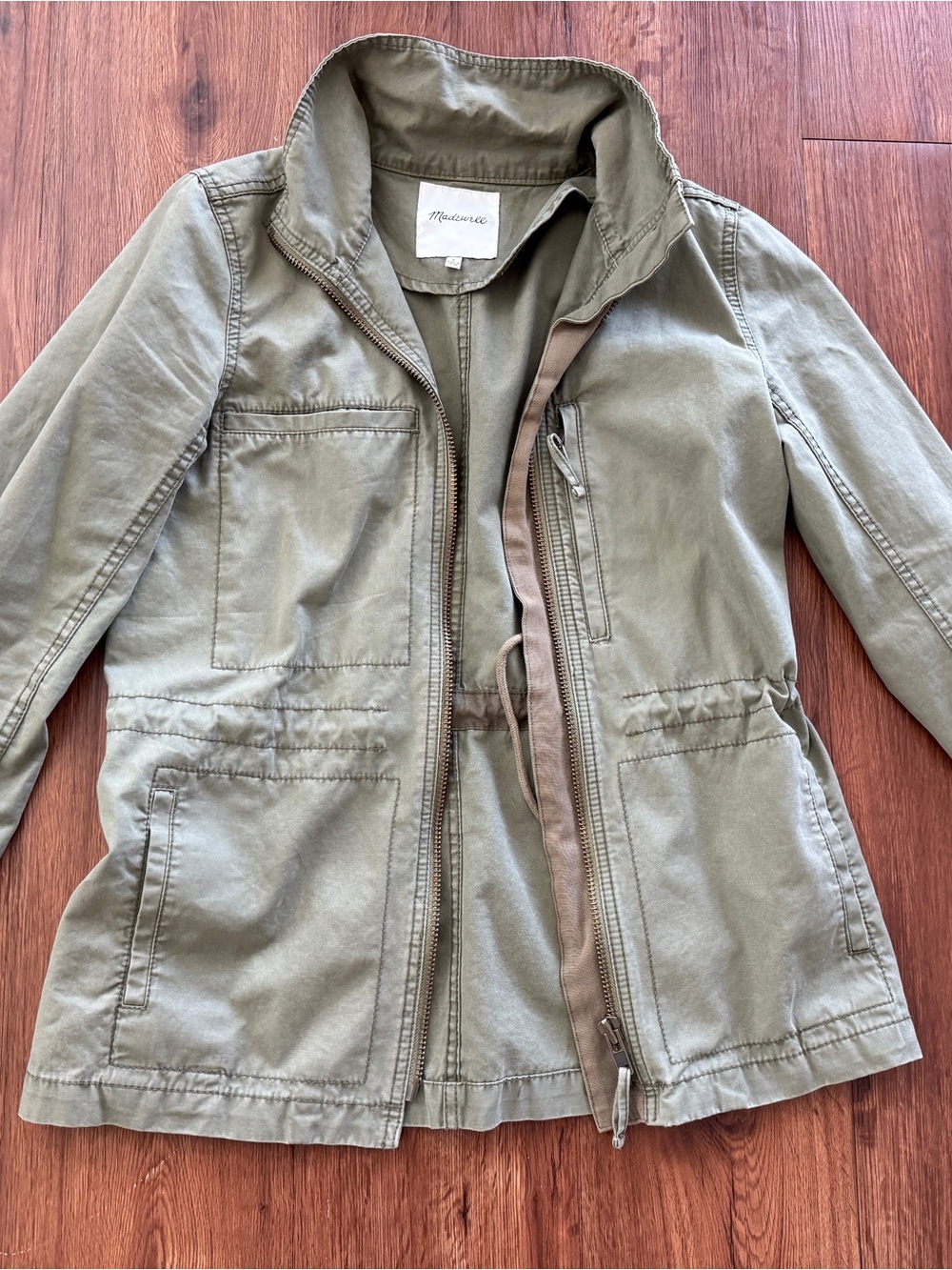 Madewell Forest Green Fleet Jacket